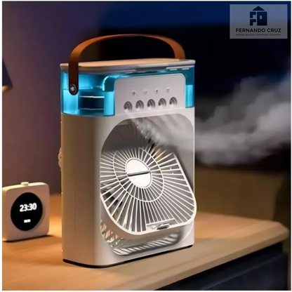 Ventilador Humidificador Portátil 3 en 1